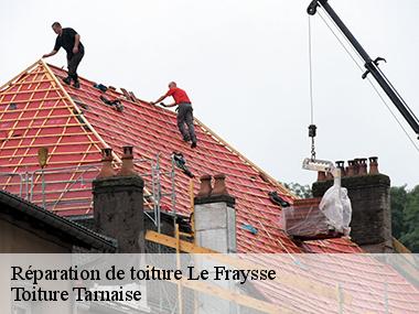 Le service de Couverture tarnaise 81 pour le dépannage de votre toiture dans toute la ville de Le Fraysse