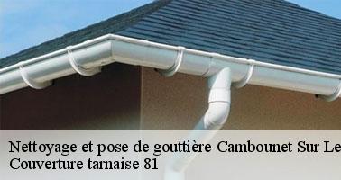 Couverture tarnaise 81: votre entreprise professionnelle de pose et de nettoyage de gouttière à Cambounet Sur Le Sor et ses environs
