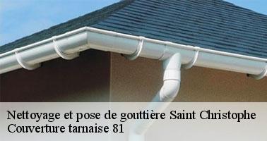 Le tarif appliqué par l'entreprise Couverture tarnaise 81 pour l'installation de votre gouttière à Saint Christophe