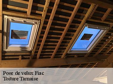 Quel est le tarif d'une pose de velux à Fiac dans le 81500?